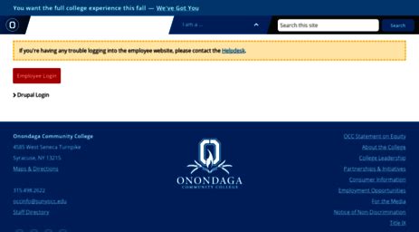 onondaga community college|www.sunyocc.edu log in.